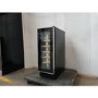 GRADE A2 - electriQ 18 Bottle Capacity 30cm Freestanding Under Counter Wine Cooler - Stainless Steel