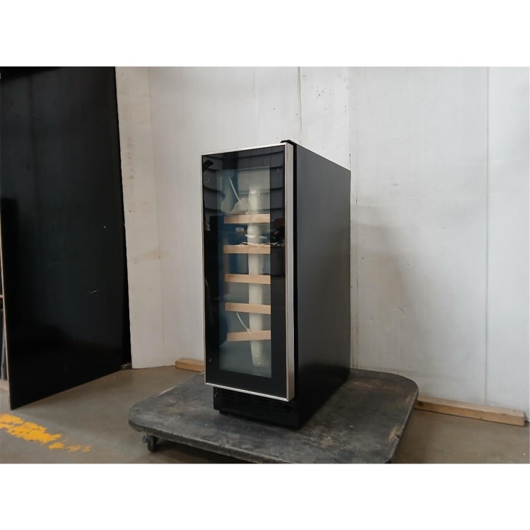GRADE A2 - electriQ 18 Bottle Capacity 30cm Freestanding Under Counter Wine Cooler - Stainless Steel