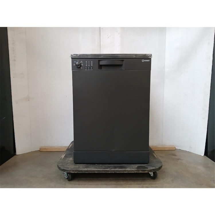 GRADE A2 - Indesit Push&Go Freestanding Dishwasher - Graphite