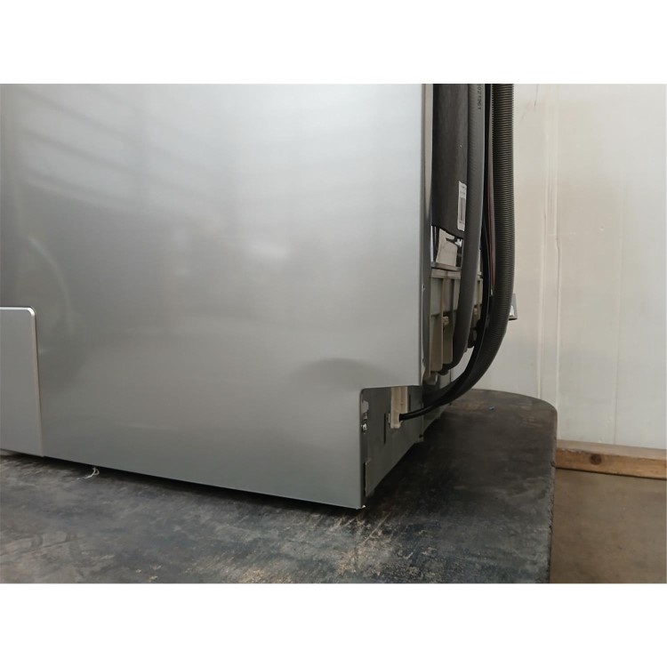 GRADE A2 - Indesit Freestanding Slimline Dishwasher - Eco Programme, D-Rated, Silver