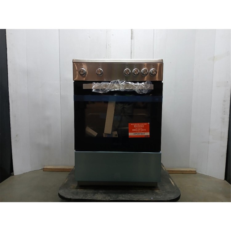 GRADE A2 - Hotpoint 60cm Electric Cooker - Stainless steel