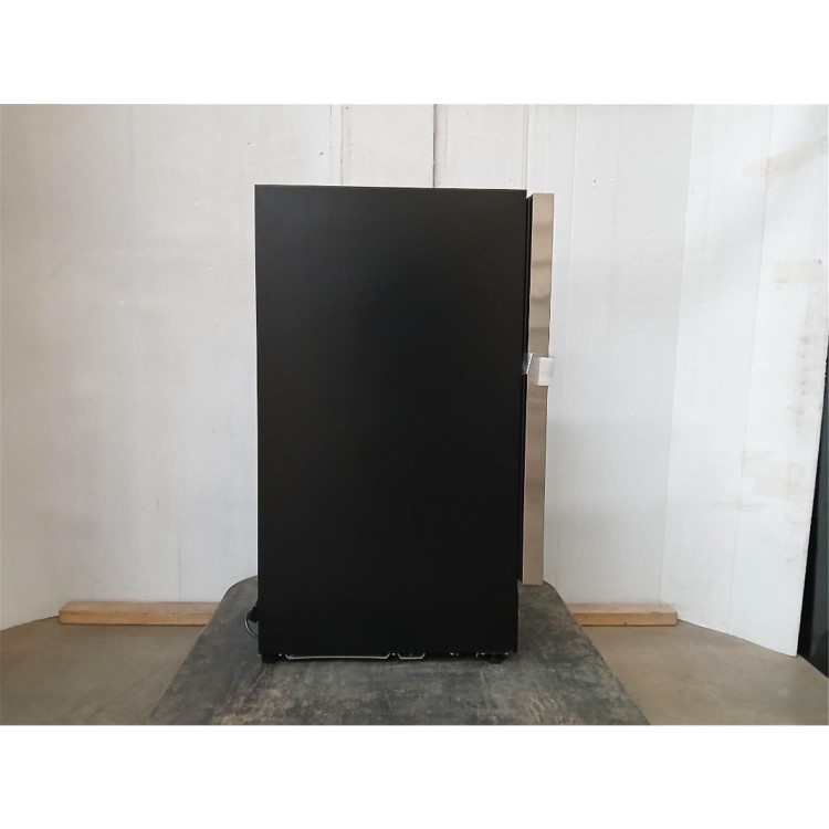 GRADE A2 - electriQ 7 Bottle Freestanding Under Counter Wine Cooler - Stainless Steel