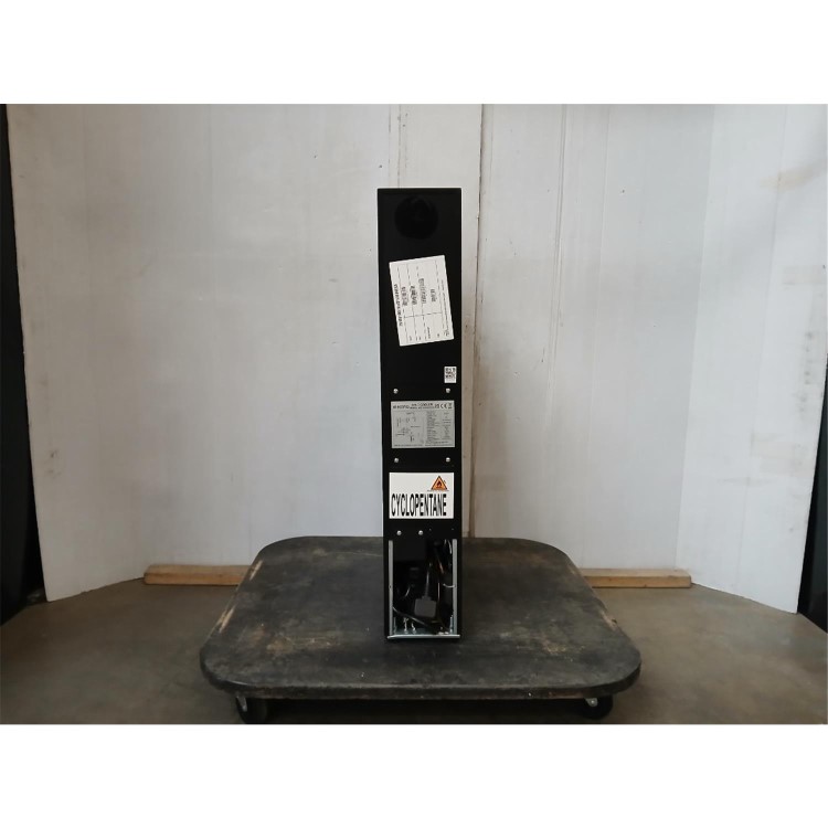 GRADE A2 - electriQ 7 Bottle Freestanding Under Counter Wine Cooler - Stainless Steel
