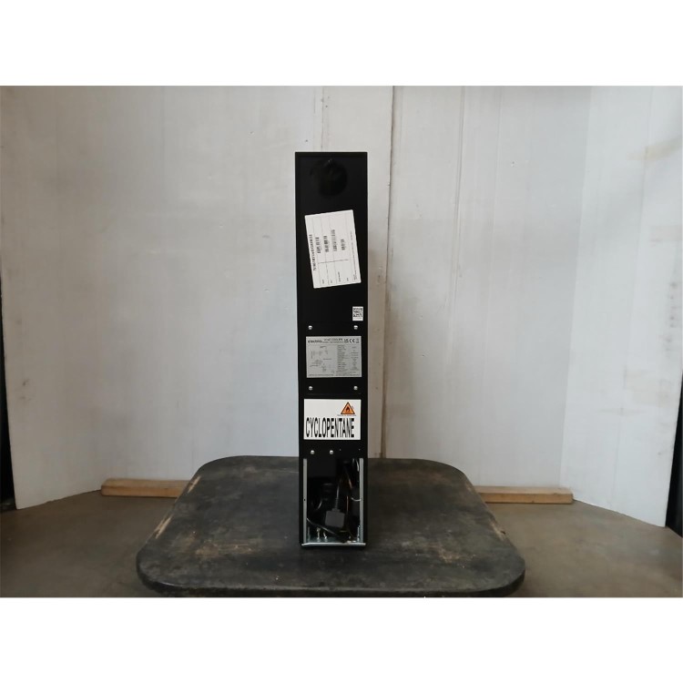 GRADE A2 - electriQ 7 Bottle Freestanding Under Counter Wine Cooler - Stainless Steel