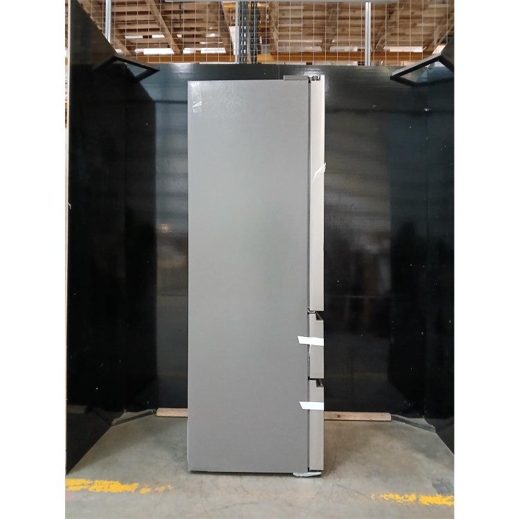 GRADE A2 - Hisense PureFlat 485 Litre French Style American Fridge Freezer - Stainless Steel