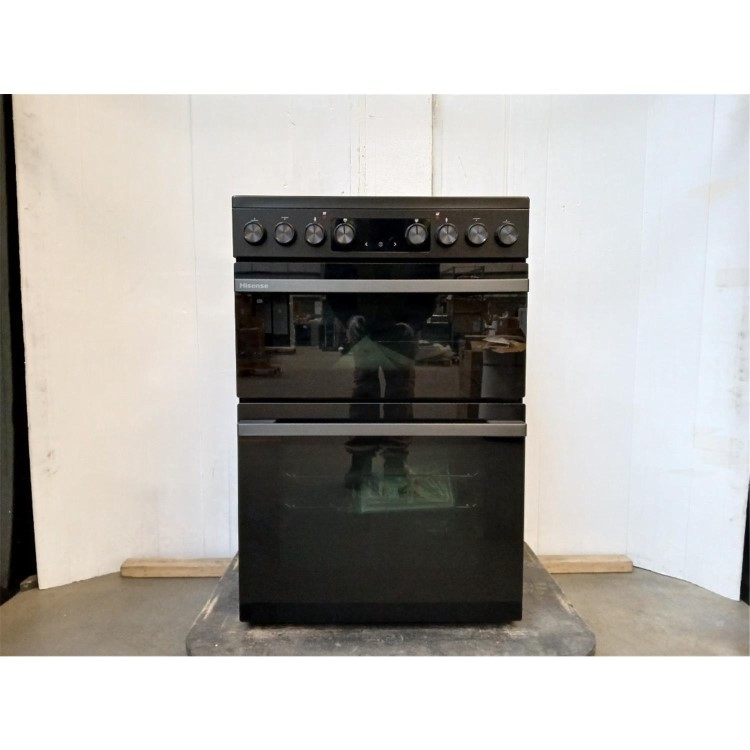 GRADE A2 - Hisense 60cm Electric Cooker - Black