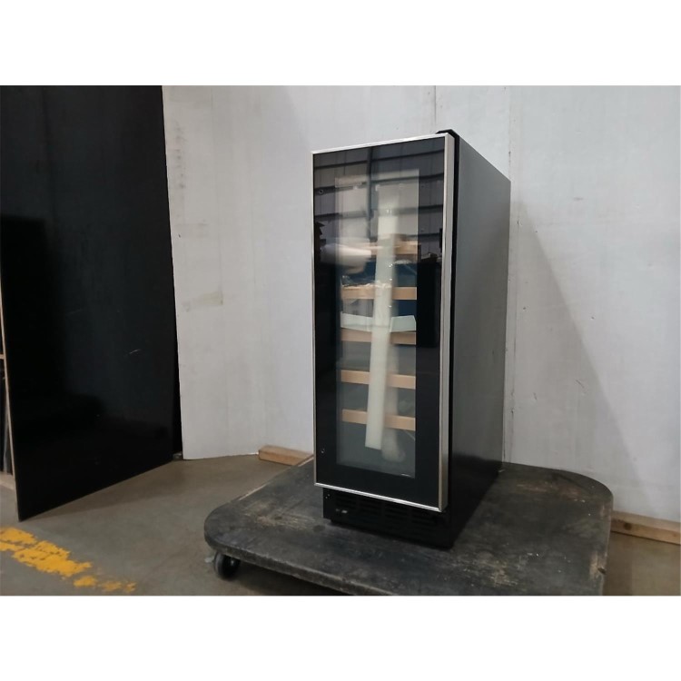 GRADE A2 - electriQ 18 Bottle Capacity 30cm Freestanding Under Counter Wine Cooler - Stainless Steel