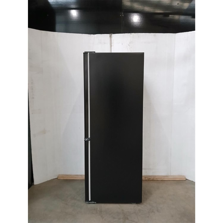 GRADE A2 - electriQ 168 Litre 70/30 Freestanding Fridge Freezer - Black