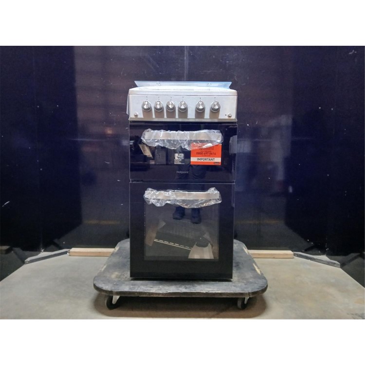 GRADE A2 - Hotpoint 50cm Gas Cooker - Stainless Steel