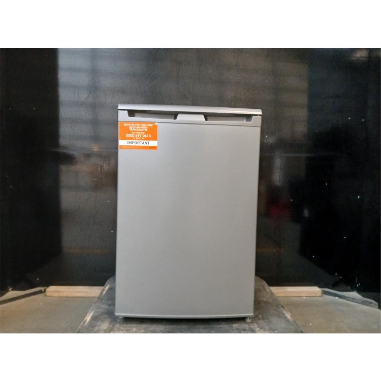 GRADE A2 - Indesit 95 Litre Freestanding Under Counter Larder Freezer - Silver
