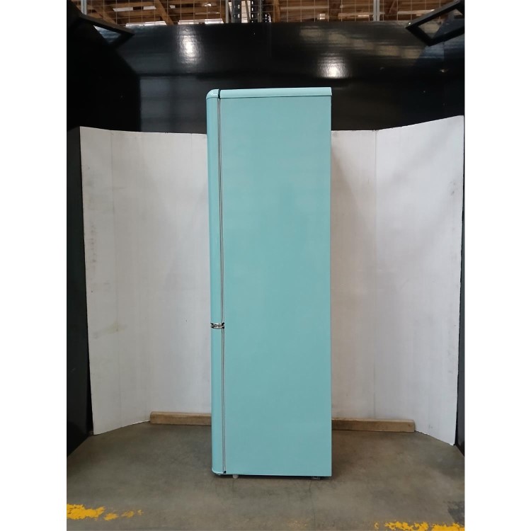 GRADE A2 - electriQ 244 Litre 60/40 Freestanding Fridge Freezer - Blue
