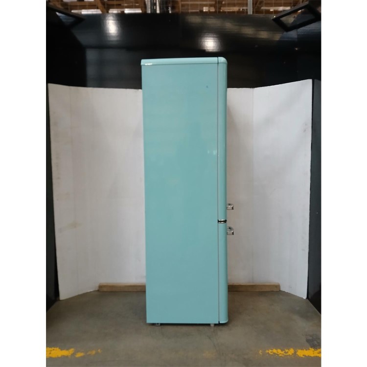 GRADE A2 - electriQ 244 Litre 60/40 Freestanding Fridge Freezer - Blue
