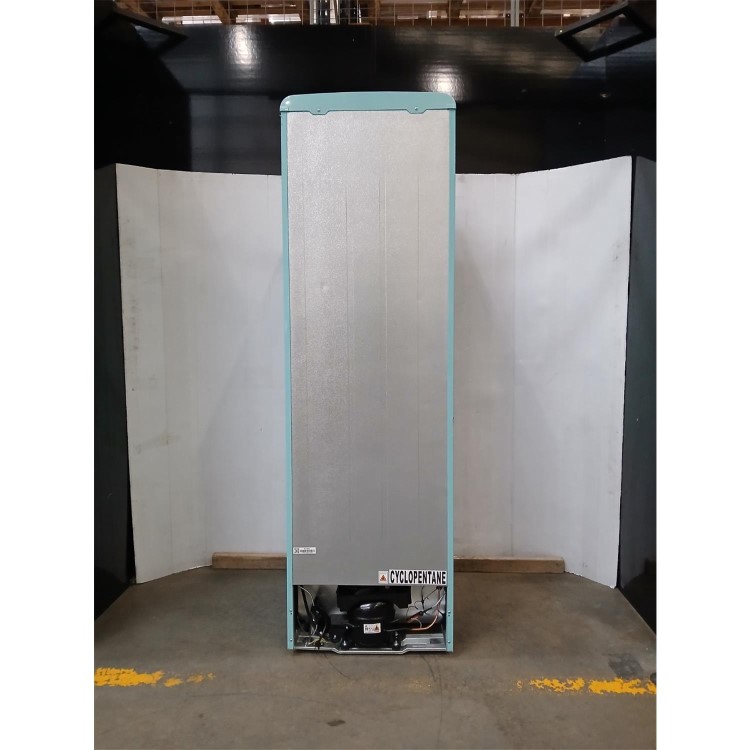GRADE A2 - electriQ 244 Litre 60/40 Freestanding Fridge Freezer - Blue