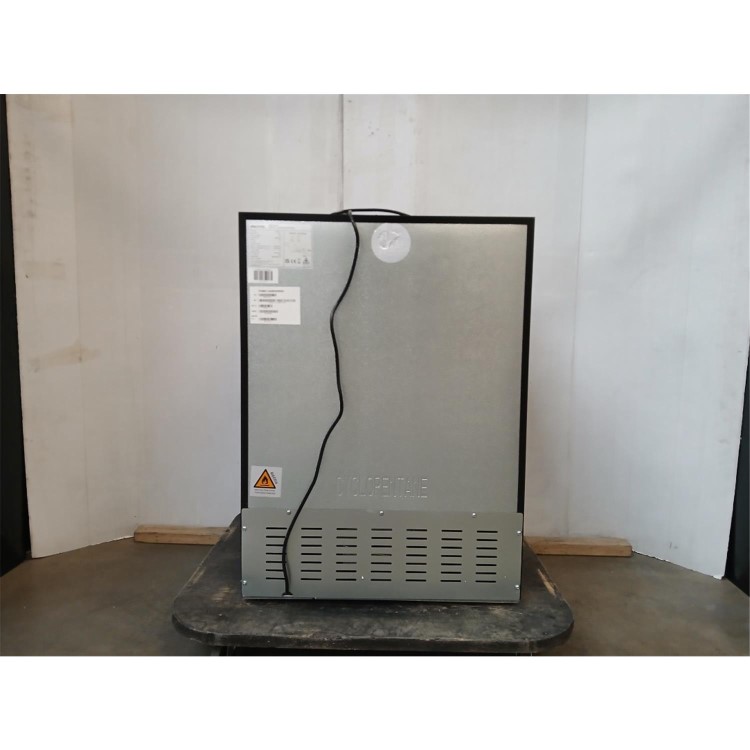GRADE A2 - electriQ Dual Zone Wine and Drinks Cooler - Black Glass