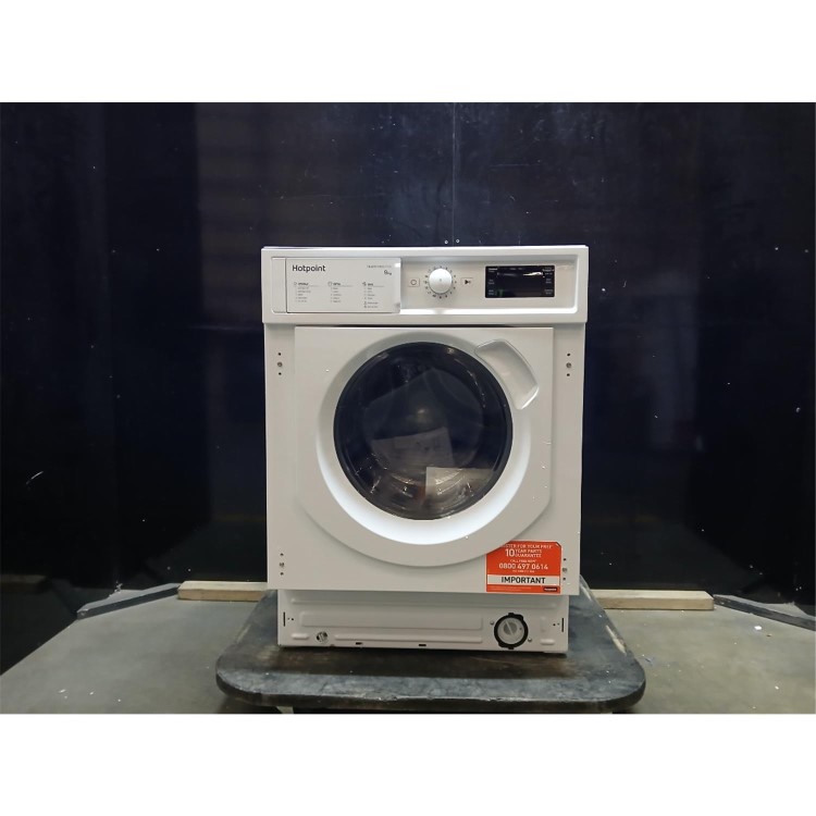 GRADE A2 - Hotpoint Anti-stain 9kg 1400rpm Integrated Washing Machine - White
