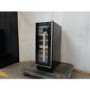 GRADE A2 - electriQ 18 Bottle Capacity 30cm Freestanding Under Counter Wine Cooler - Stainless Steel