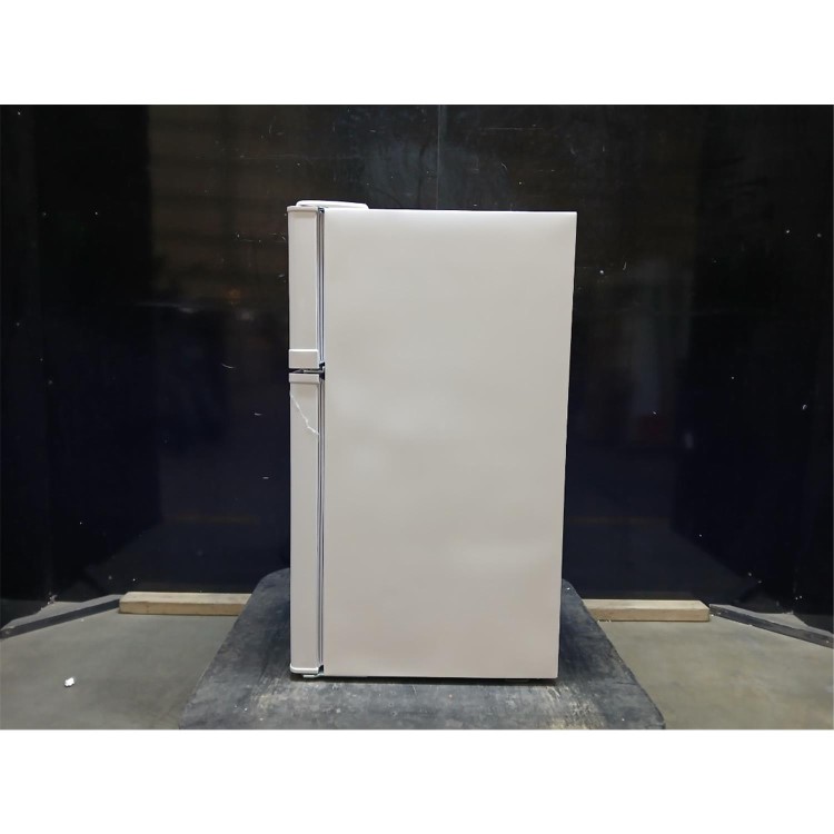 GRADE A2 - electriQ 80 Litre Under Counter Freestanding Fridge Freezer - White