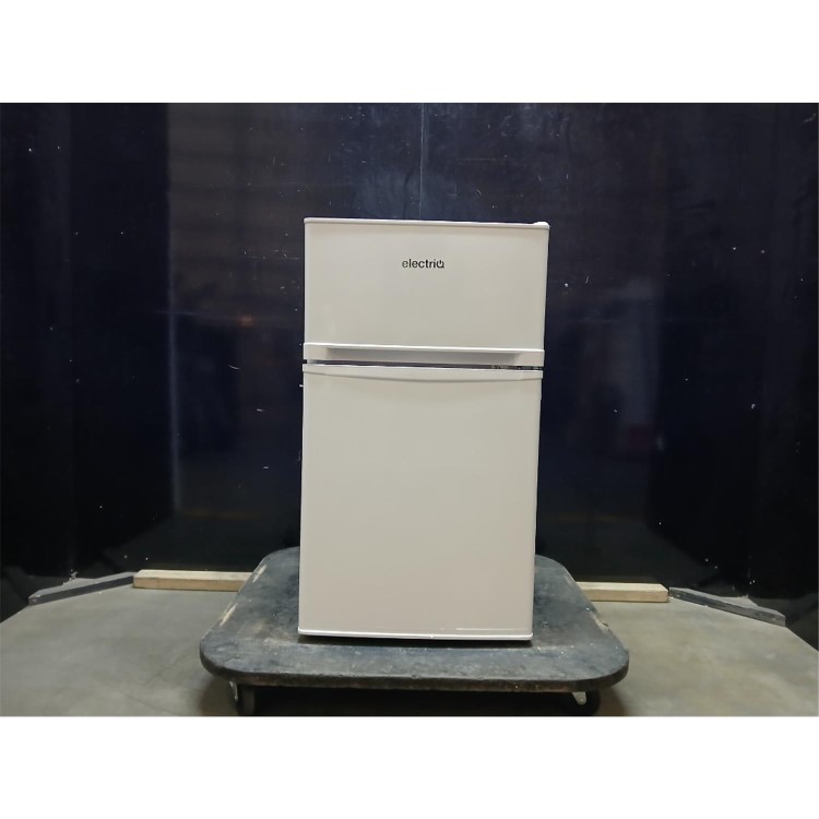 GRADE A2 - electriQ 80 Litre Under Counter Freestanding Fridge Freezer - White