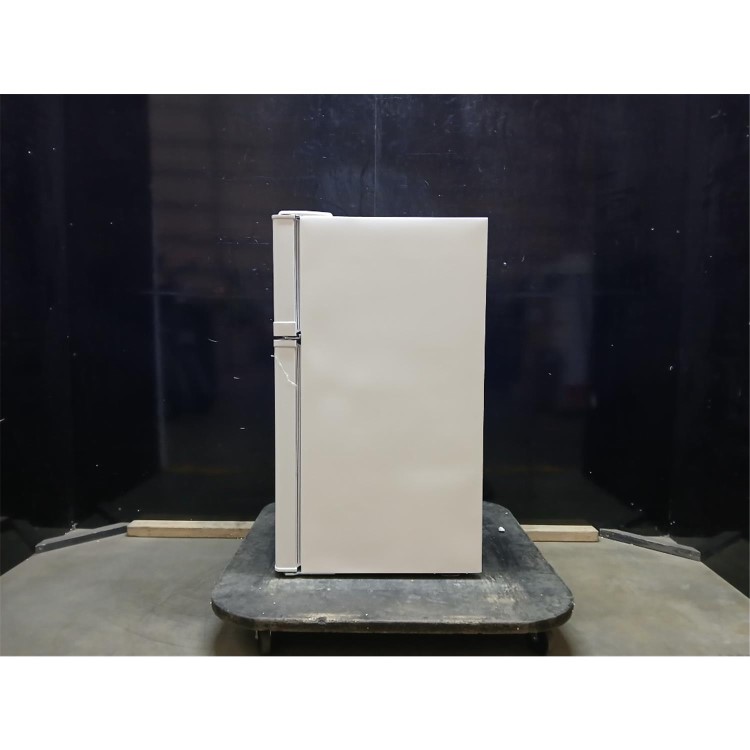GRADE A2 - electriQ 80 Litre Under Counter Freestanding Fridge Freezer - White