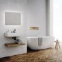 Rectangular Backlit Heated Bathroom Mirror with Lights 600 x 800mm- HiB Ambience 60