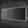 Rectangular Backlit Heated Bathroom Mirror with Lights 1400x600mm- HiB Ambience 140