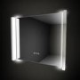 Rectangular Heated Bathroom Mirror with Lights 800 x 600mm - HIB Fold 80