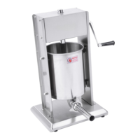 Hamoki Sausage Stuffer - 10ltr Manual With 16mm 22mm 32mm 38mm Tubes