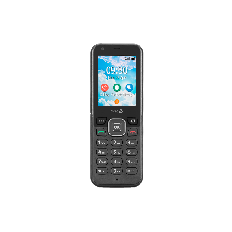 Doro 7000H Black 2.4" 4GB 4G Unlocked & SIM Free Mobile Phone
