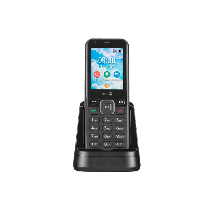 Doro 7000H Black 2.4" 4GB 4G Unlocked & SIM Free Mobile Phone