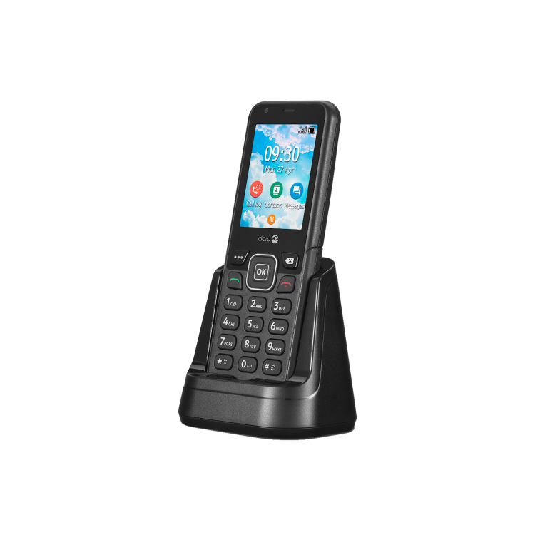 Doro 7000H Black 2.4" 4GB 4G Unlocked & SIM Free Mobile Phone