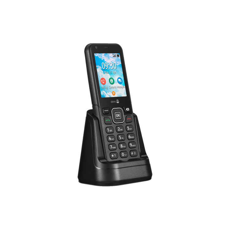 Doro 7000H Black 2.4" 4GB 4G Unlocked & SIM Free Mobile Phone