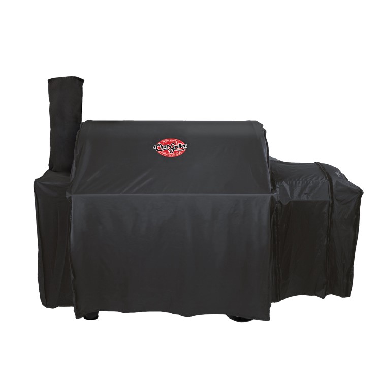 Char-Griller Grand Champ BBQ Grill Cover - Black