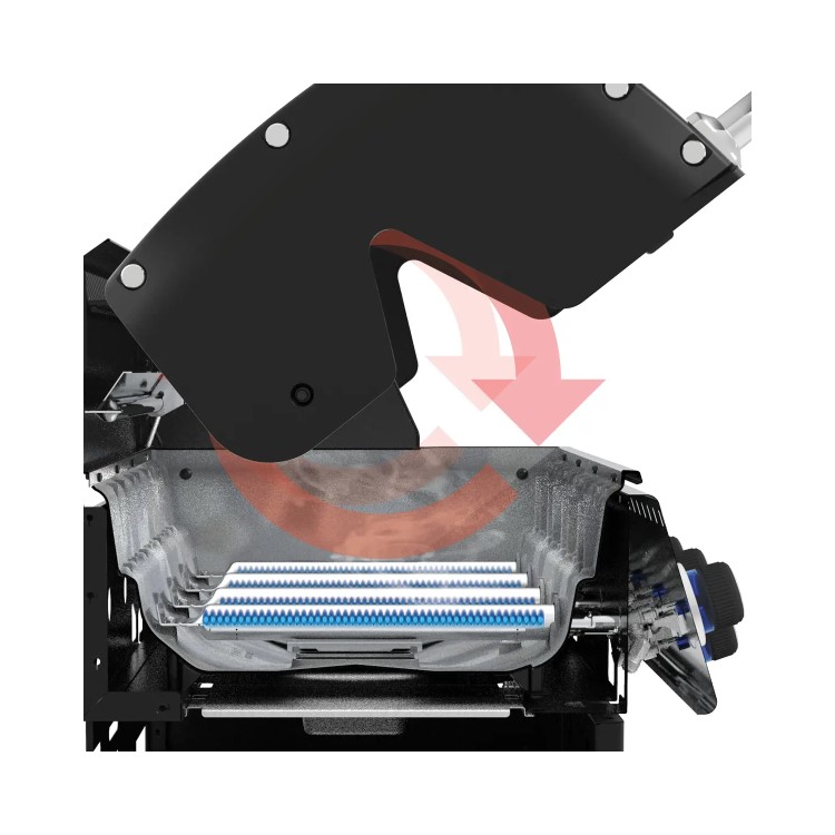 Broil King Monarch 390 - 3 Burner Gas BBQ Grill with Side Burner and Rotisserie - Black