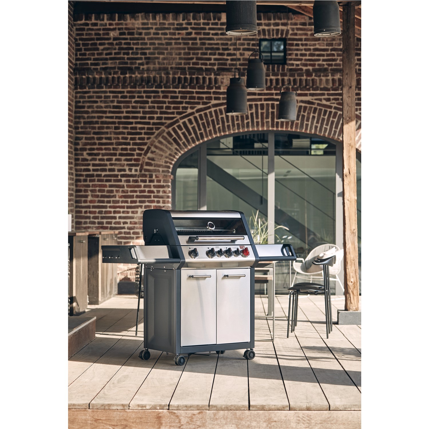 Monroe Pro 4 Burner SIK Turbo Gas BBQ