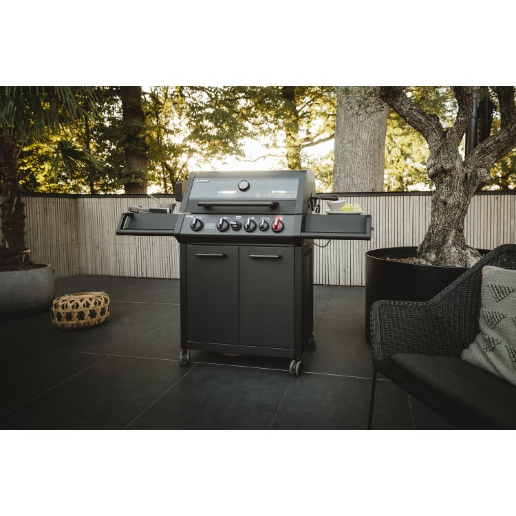Enders Monroe Pro 4 Burner  SIK Turbo Gas BBQ - Shadow