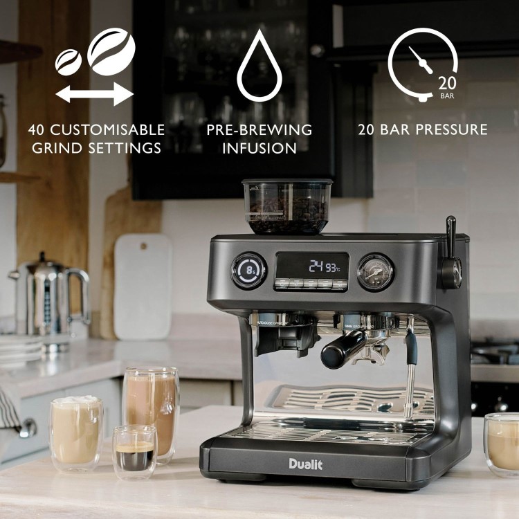 Dualit Espressivo Pro Espresso Machine 84455 - Grey