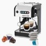 Dualit Espress-Auto Freestanding Coffee & Tea Machine with Milk Frother- Stainless Steel
