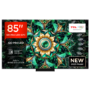 TCL 85Q7C-UK 85-Inch 4K QD-Mini LED Smart TV – HDR10+ Dolby Vision IQ 144Hz Google TV