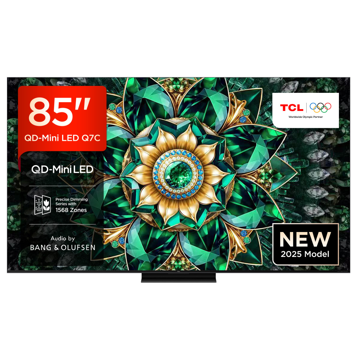 TCL 85Q7C-UK 85-Inch 4K QD-Mini LED Smart TV HDR10+ Dolby Vision IQ 144Hz Google TV