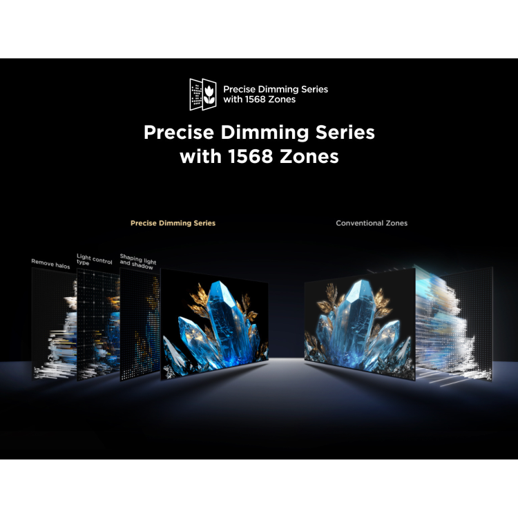 TCL 85Q7C-UK 85-Inch 4K QD-Mini LED Smart TV – HDR10+ Dolby Vision IQ 144Hz Google TV