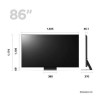 LG  QNED MiniLED QNED86 86&quot; 4K Smart TV 