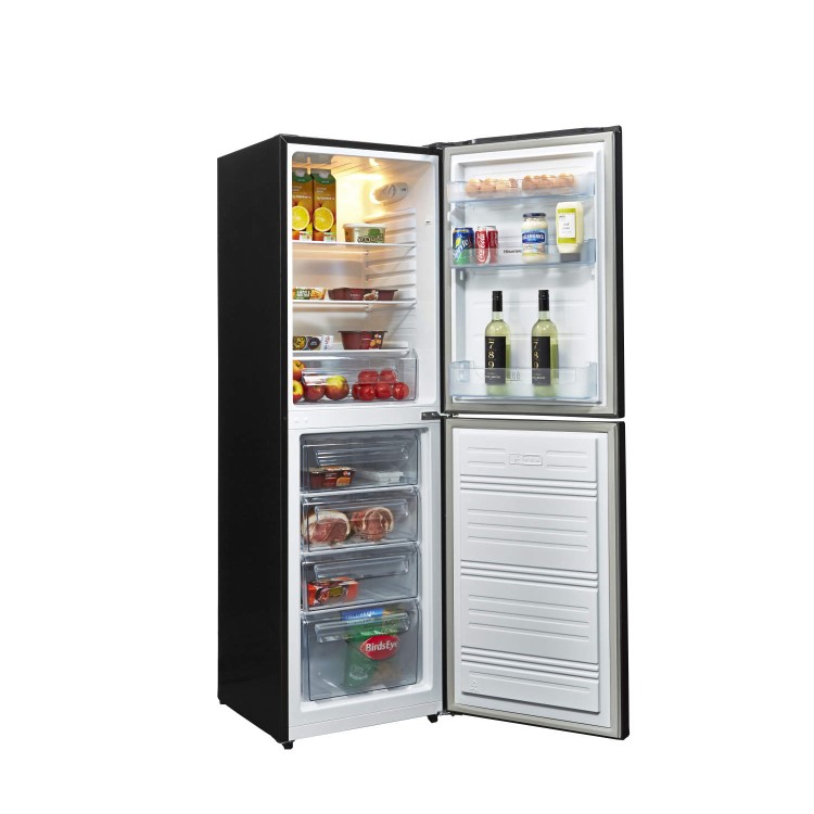 Hisense RB325D4AB1 Freestanding Fridge Freezer Black