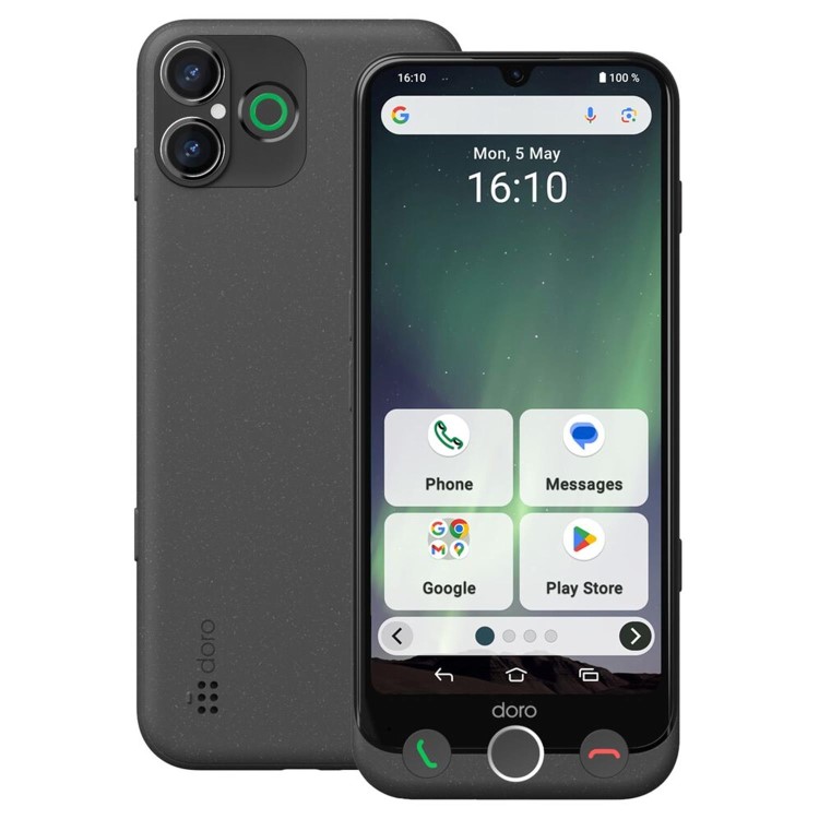 Doro Aurora A30 Graphite 6.1" 128GB 4G Unlocked & SIM Free Smartphone