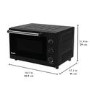 Dualit 22L Mini Oven - Black