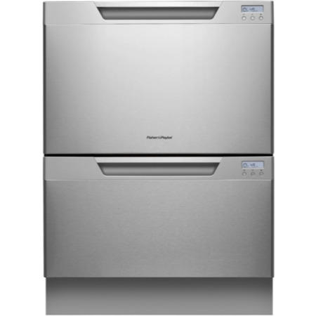 Fisher & Paykel 89383_FP DD60DCHX7 Double Dishdrawer with EZKleen Stainless Steel Doors