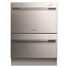 Fisher & Paykel DD60DDFHX7 Double Dishdrawer with EZKleen Stainless Steel Doors