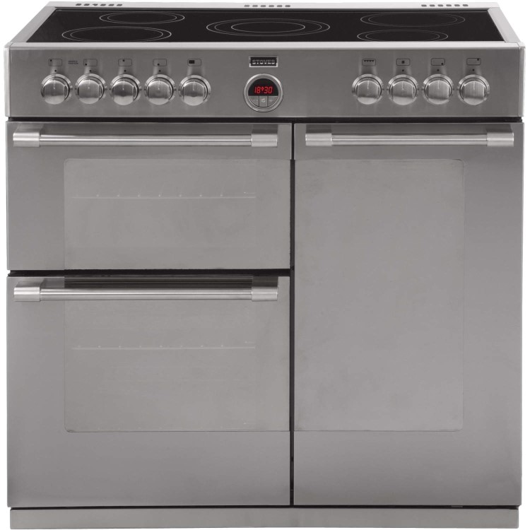 GRADE A3  - Stoves Sterling 900E 90cm Electric Range Cooker Stainless Steel