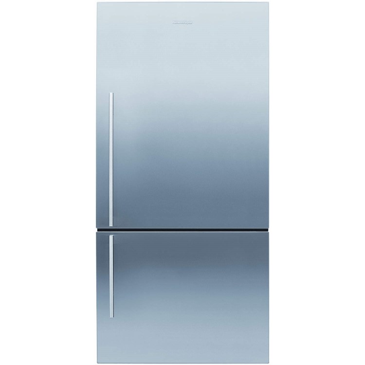 Fisher & Paykel E402BRXFD4 24051  63.5cm Wide Flat Door Right Hand Hinge Freestanding Fridge Freezer - EZKleen Stainless Steel