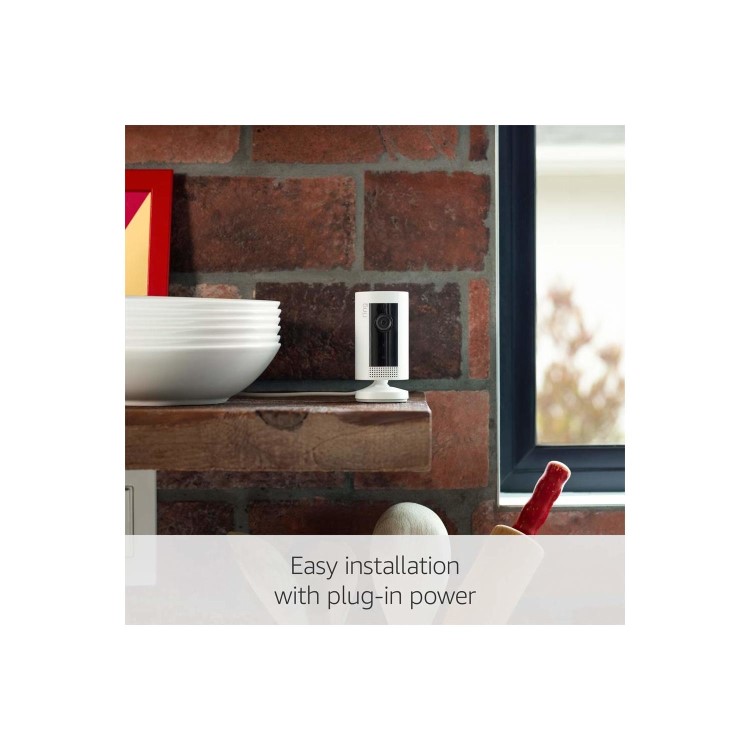 Ring 1080p HD Indoor Wired Camera Full - White