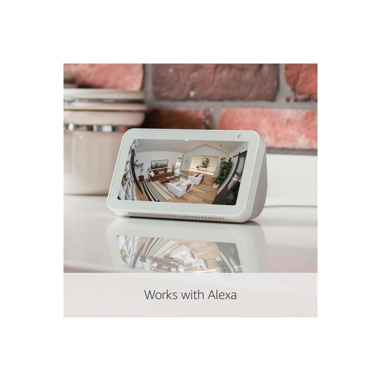 Ring 1080p HD Indoor Wired Camera Full - White